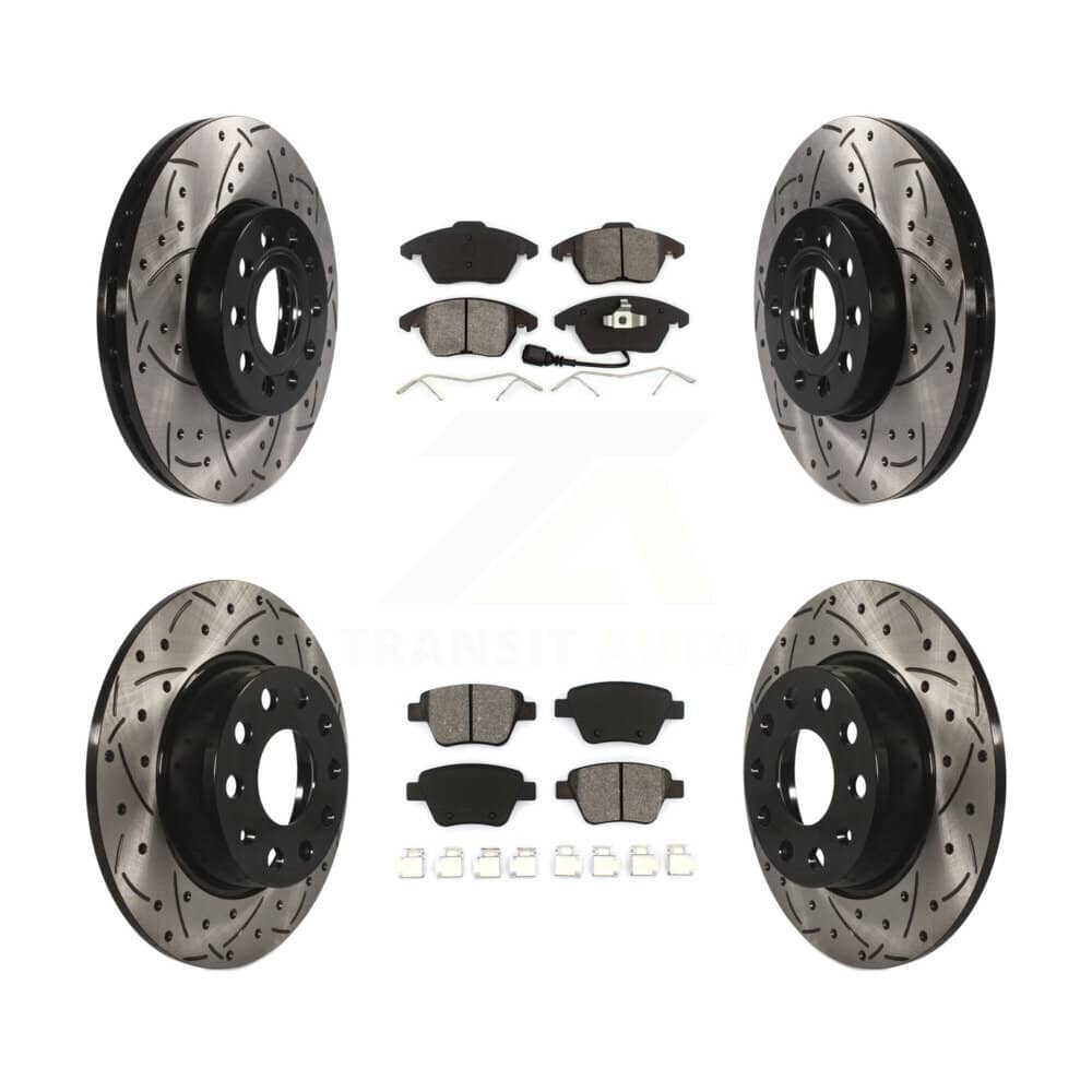 Transit Auto - KDS-100277 - Front and Rear Disc Brake Kits