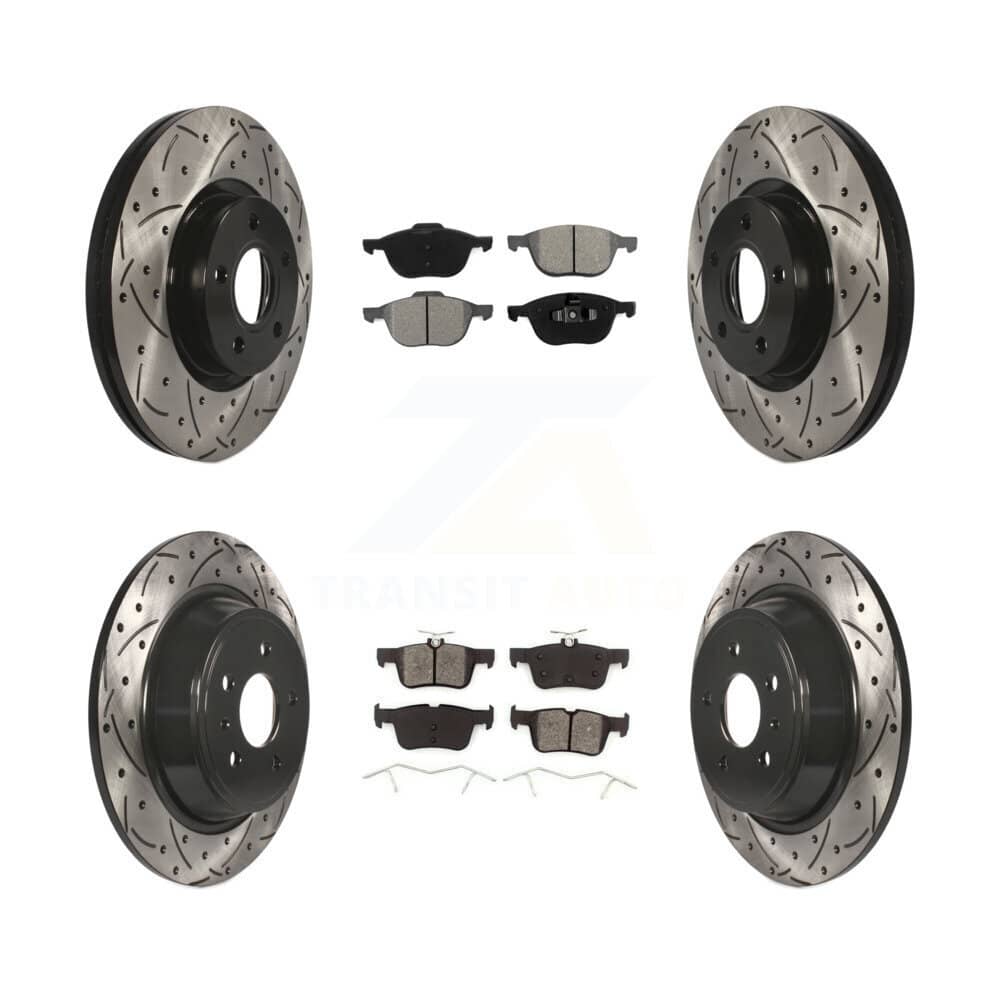 Transit Auto - KDS-100304 - Front and Rear Disc Brake Kits