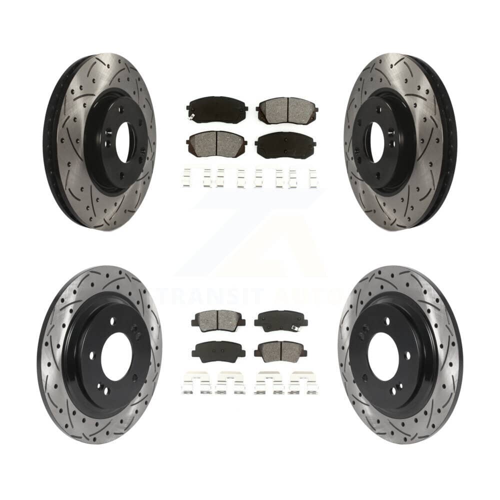 Transit Auto - KDS-100877 - Front and Rear Disc Brake Kits