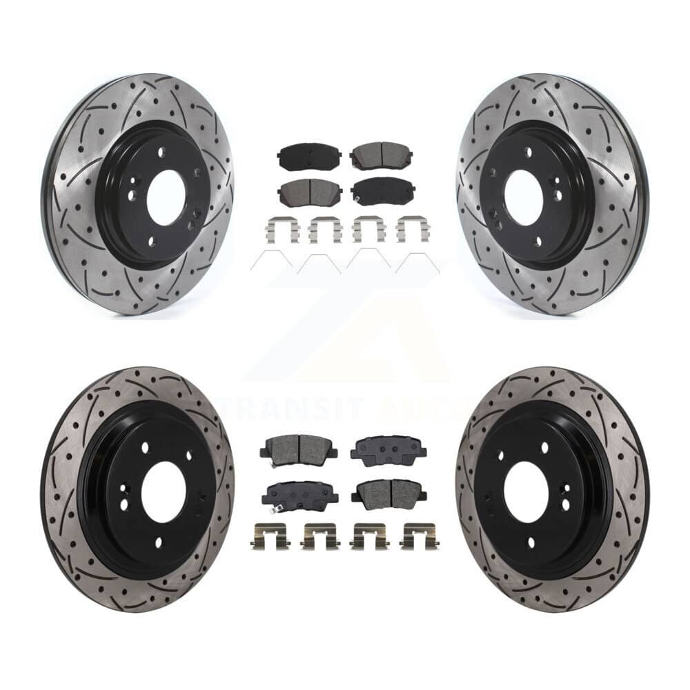 Transit Auto - KDS-101601 - Front and Rear Disc Brake Kits