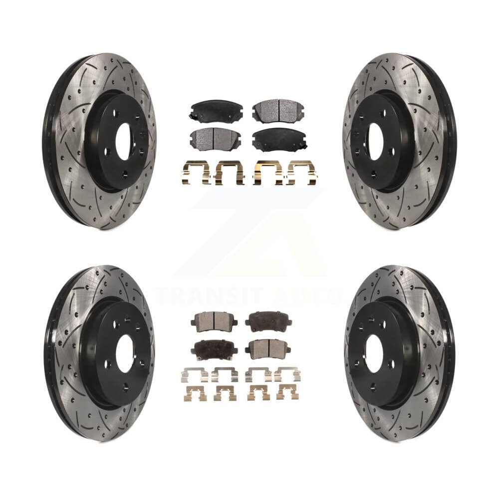 Transit Auto - KDT-100202 - Front and Rear Disc Brake Kits