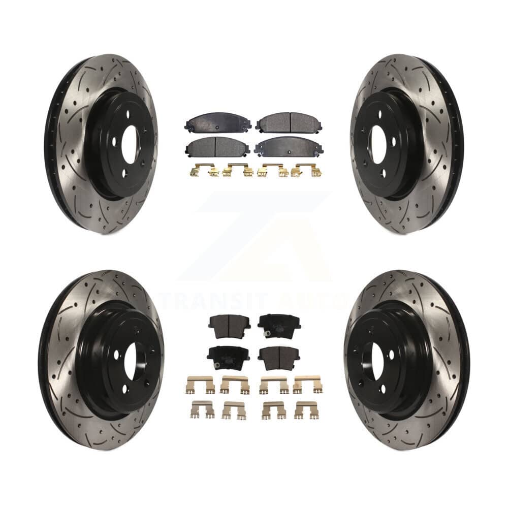 Transit Auto - KDT-100257 - Front and Rear Disc Brake Kits