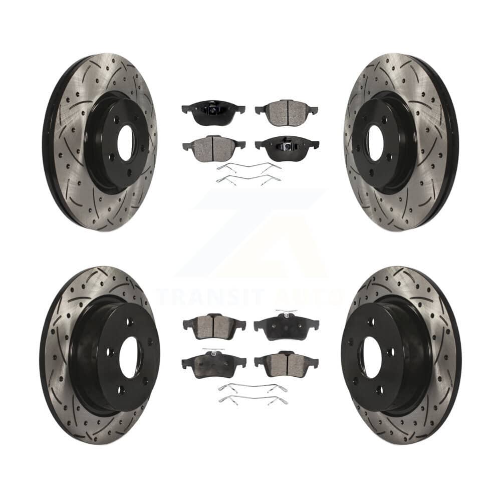 Transit Auto - KDT-100328 - Front and Rear Disc Brake Kits