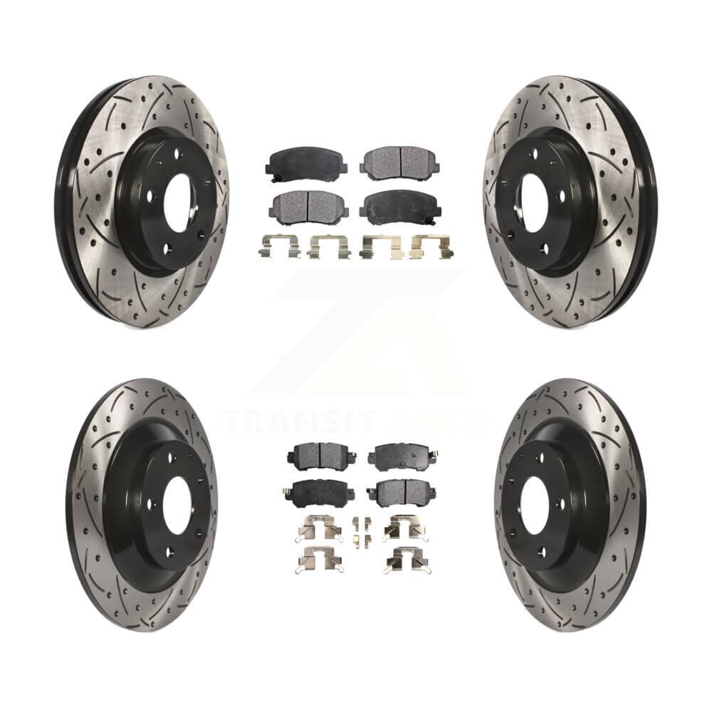 Transit Auto - KDT-100391 - Front and Rear Disc Brake Kits
