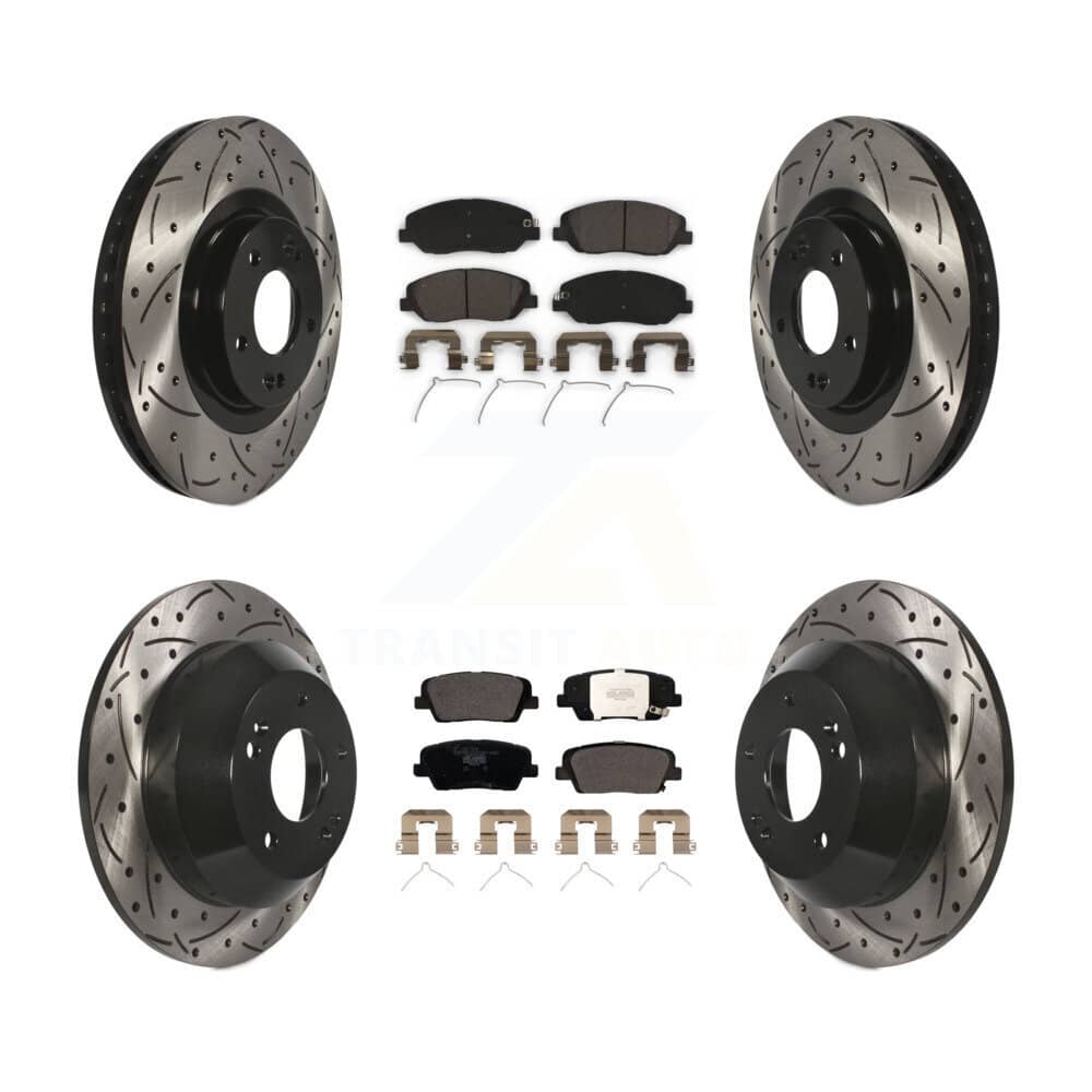 Transit Auto - KDT-100606 - Front and Rear Disc Brake Kits