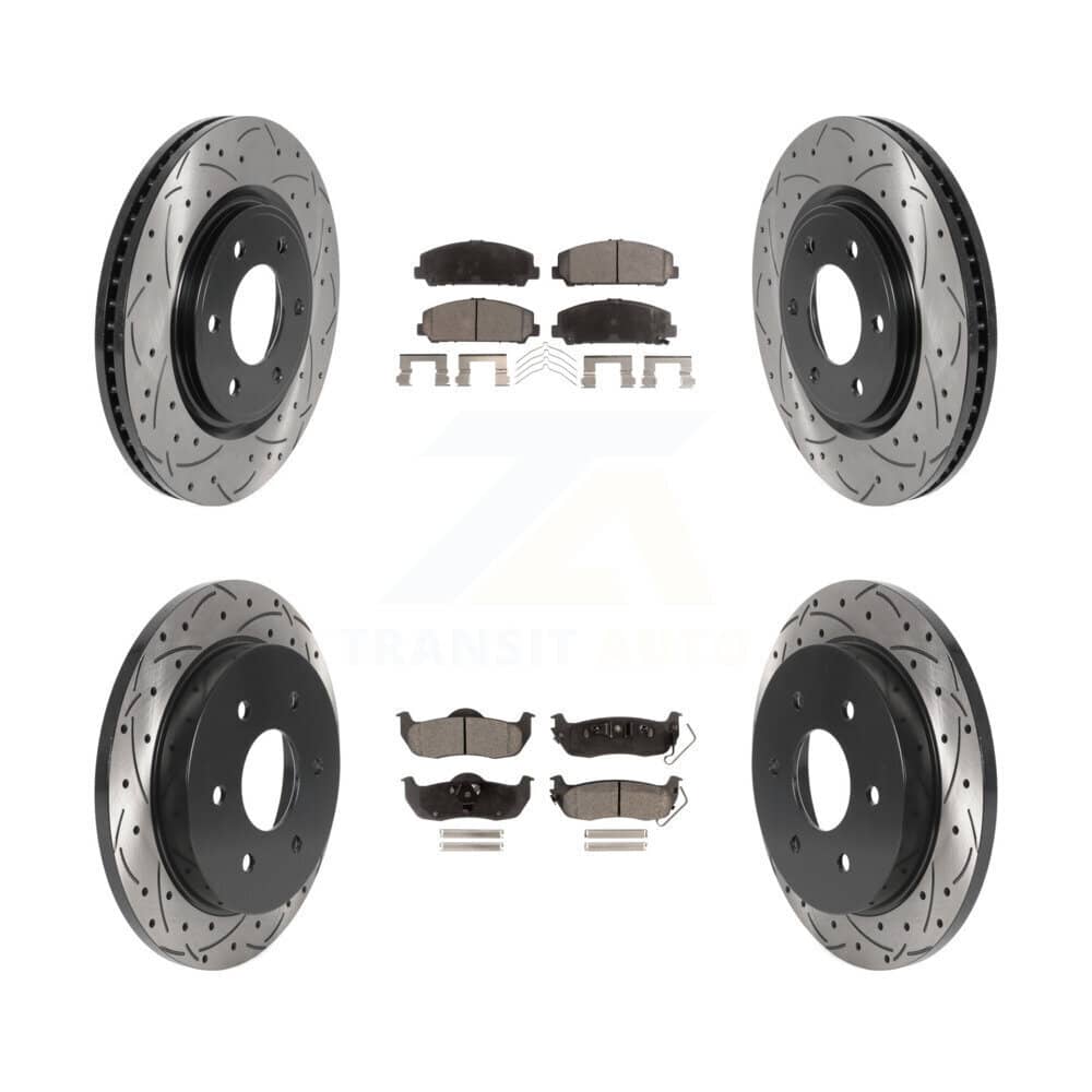 Transit Auto - KDT-100852 - Front and Rear Disc Brake Kits