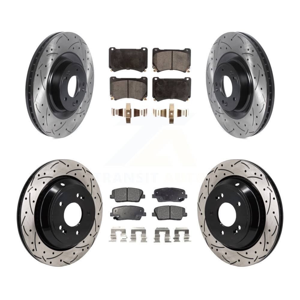 Transit Auto - KDT-101336 - Front and Rear Disc Brake Kits