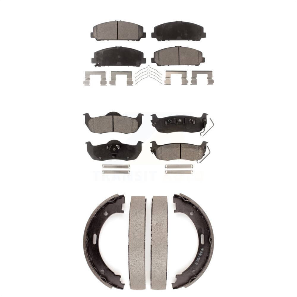 Transit Auto - KFN-100523 - Front and Rear Disc Brake Pad Kits