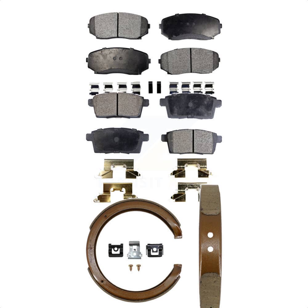 Transit Auto - KFN-100558 - Front and Rear Disc Brake Pad Kits