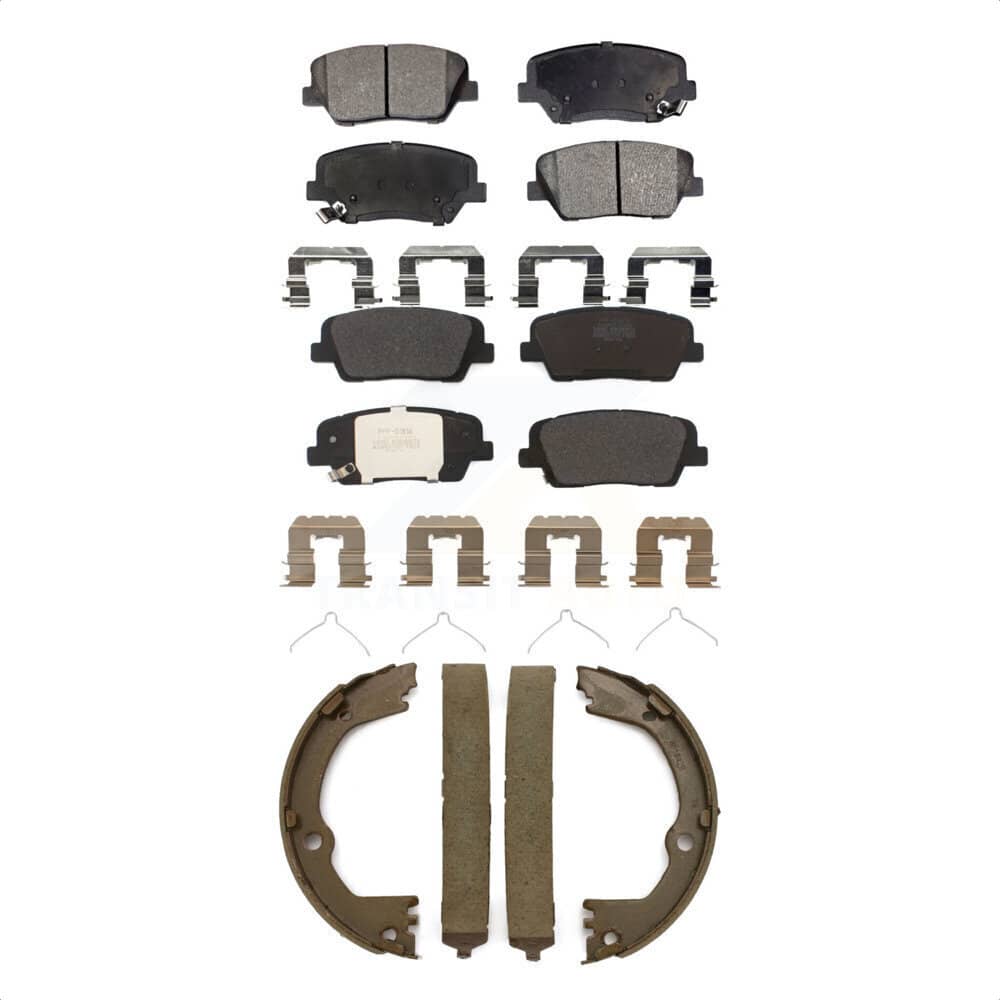 Transit Auto - KFN-100641 - Front and Rear Disc Brake Pad Kits
