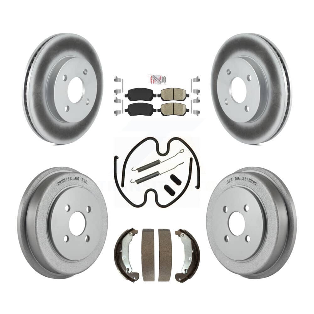 Transit Auto - KGA-104187 - Front and Rear Disc Brake Kits