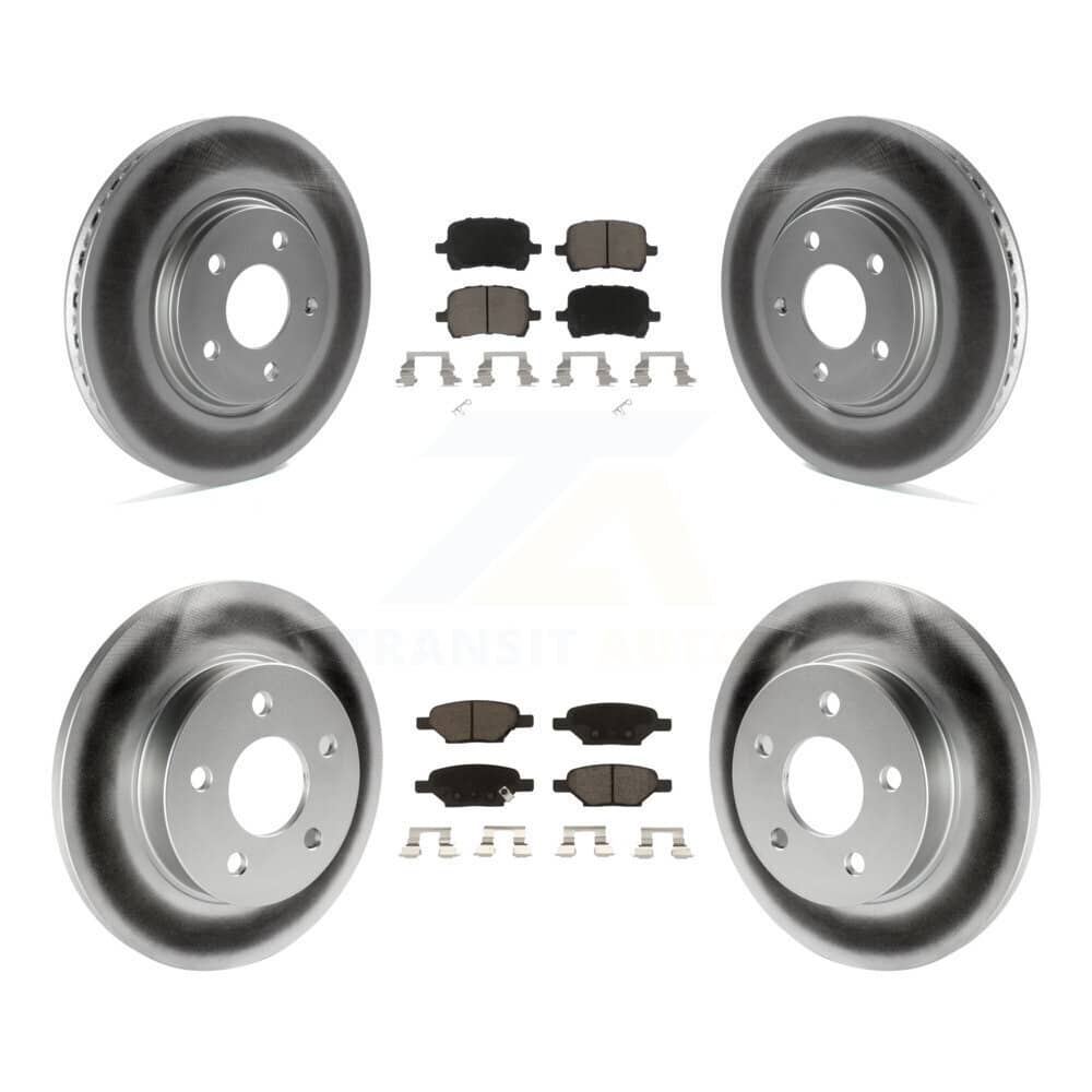 Transit Auto - KGC-100674 - Front and Rear Disc Brake Kits