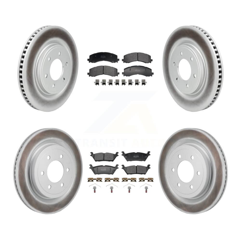Transit Auto - KGF-103156 - Front and Rear Disc Brake Kits