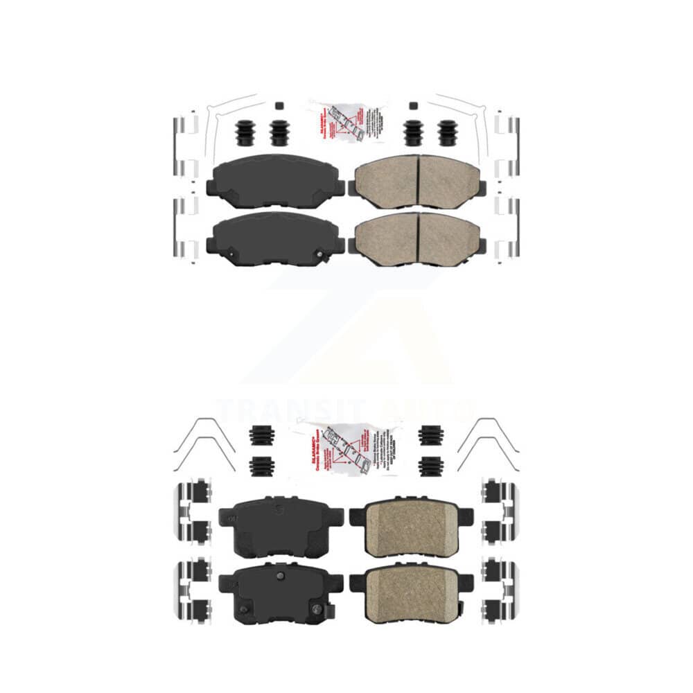 AmeriBRAKES - KNF-101501 - Front and Rear Disc Brake Pad Kits