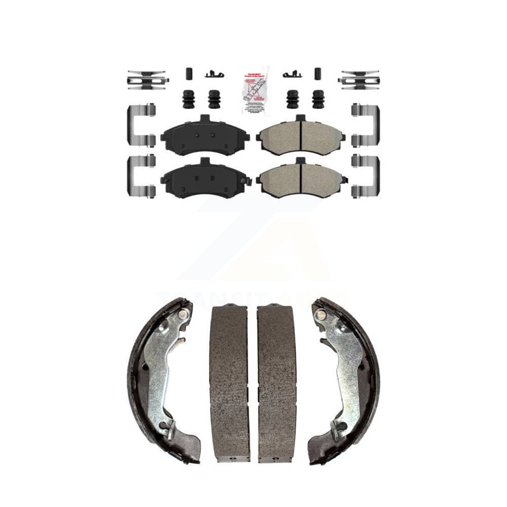 Transit Auto - KNN-100128 - Front and Rear Disc Brake Pad Kits