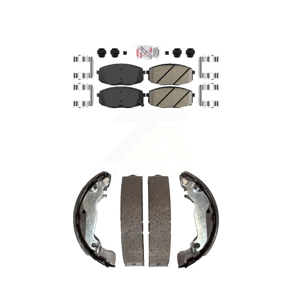 Transit Auto - KNN-100134 - Front and Rear Disc Brake Pad Kits