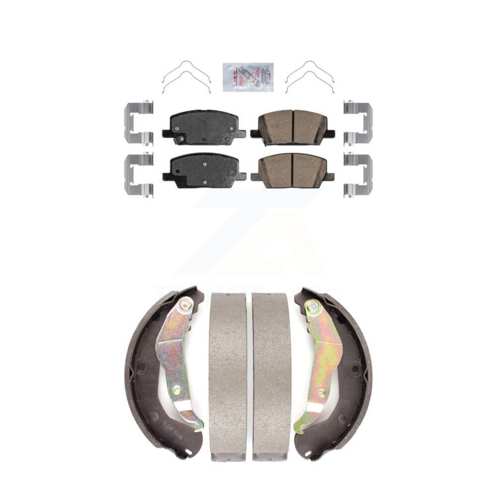 Transit Auto - KNN-100153 - Front and Rear Disc Brake Pad Kits