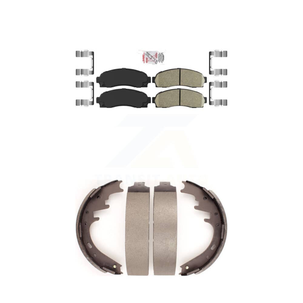 Transit Auto - KNN-100174 - Front and Rear Disc Brake Pad Kits
