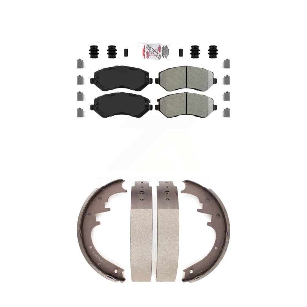 Transit Auto - KNN-100278 - Front and Rear Disc Brake Pad Kits
