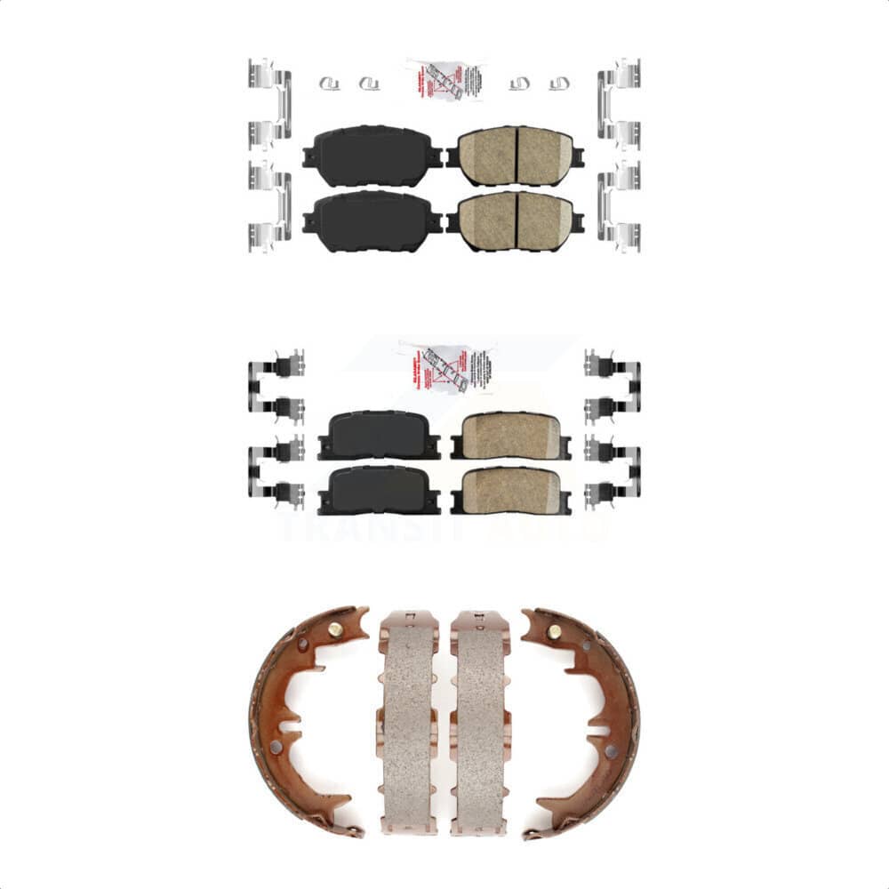 Transit Auto - KNN-100365 - Front and Rear Disc Brake Pad Kits