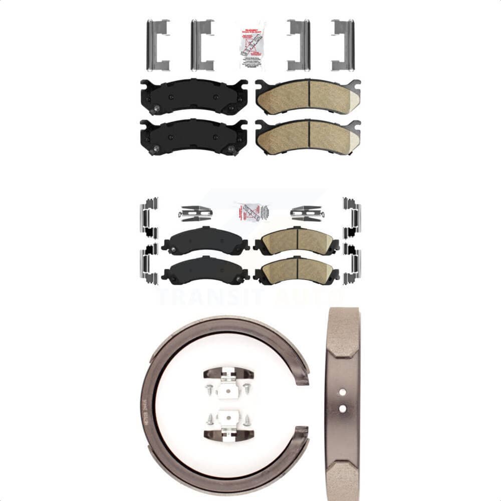 Transit Auto - KNN-100381 - Front and Rear Disc Brake Pad Kits
