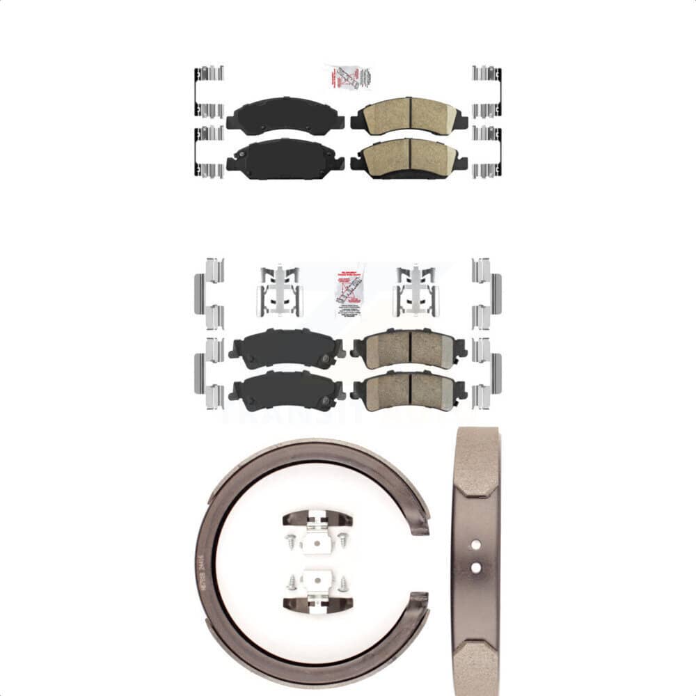 Transit Auto - KNN-100395 - Front and Rear Disc Brake Pad Kits