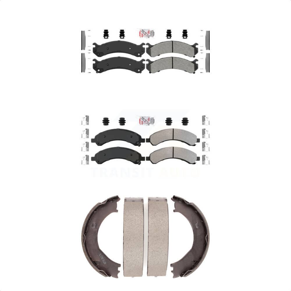 Transit Auto - KNN-100426 - Front and Rear Disc Brake Pad Kits