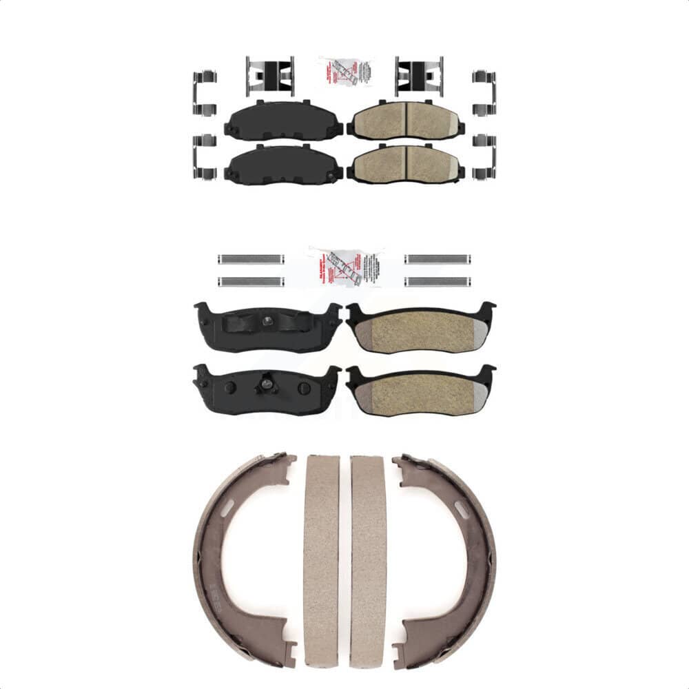 Transit Auto - KNN-100521 - Front and Rear Disc Brake Pad Kits