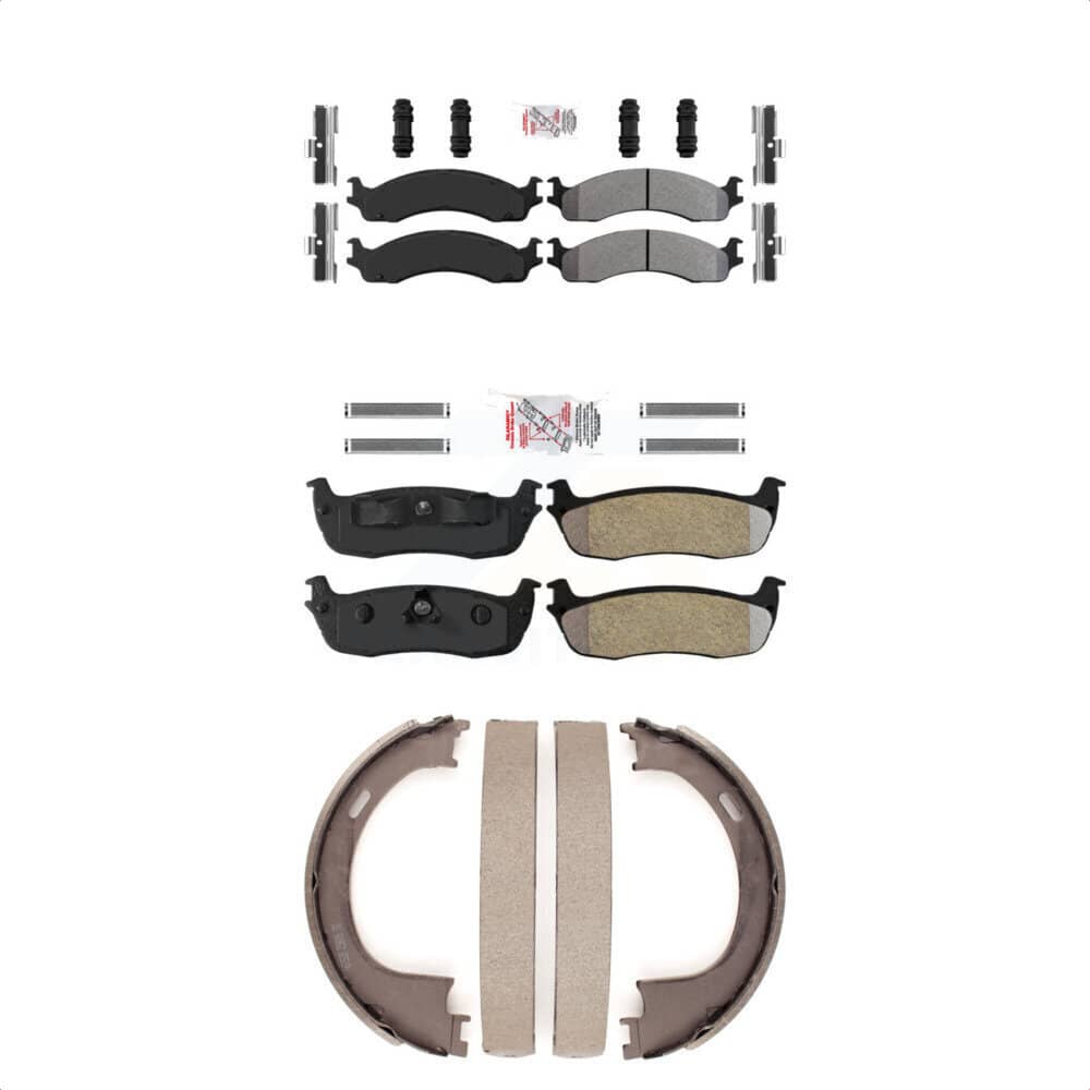 Transit Auto - KNN-100527 - Front and Rear Disc Brake Pad Kits