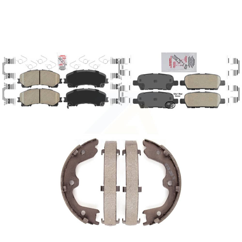 Transit Auto - KNN-100594 - Front and Rear Disc Brake Pad Kits