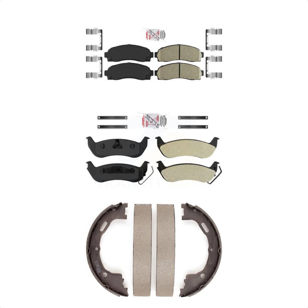 Transit Auto - KNN-100620 - Front and Rear Disc Brake Pad Kits