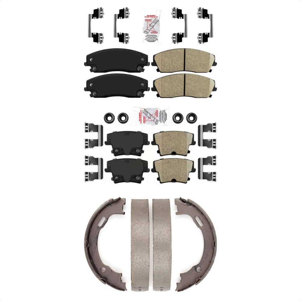 Transit Auto - KNN-100696 - Front and Rear Disc Brake Pad Kits