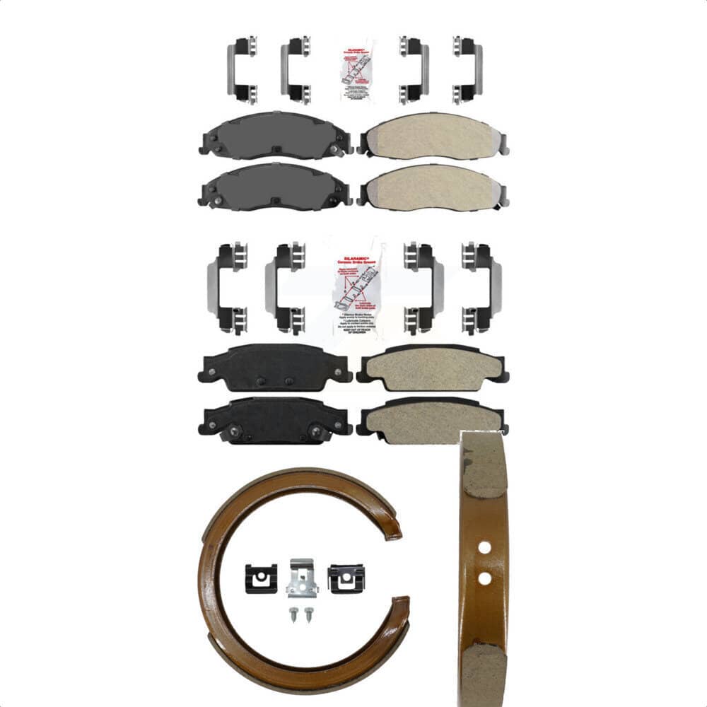 Transit Auto - KNN-100756 - Front and Rear Disc Brake Pad Kits