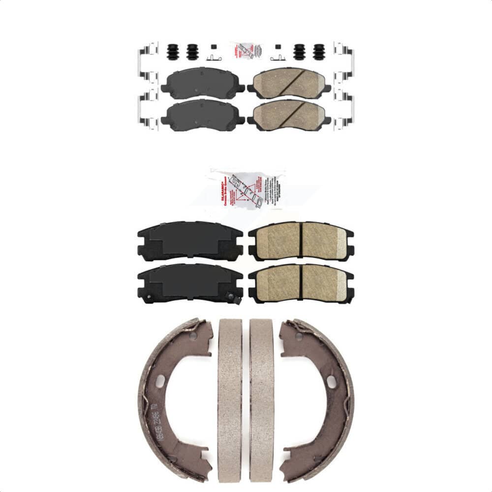 Transit Auto - KNN-100792 - Front and Rear Disc Brake Pad Kits