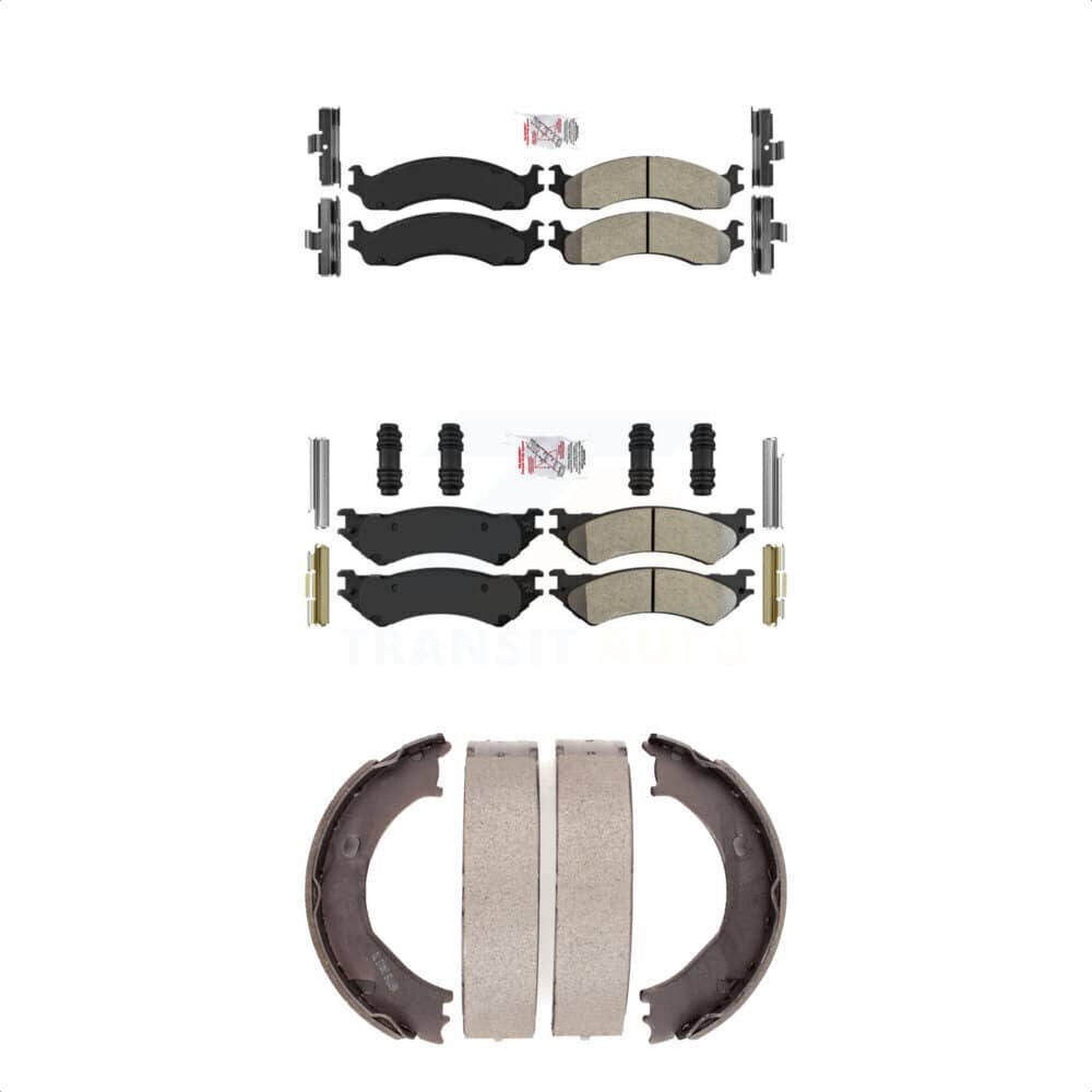 Transit Auto - KNN-100861 - Front and Rear Disc Brake Pad Kits