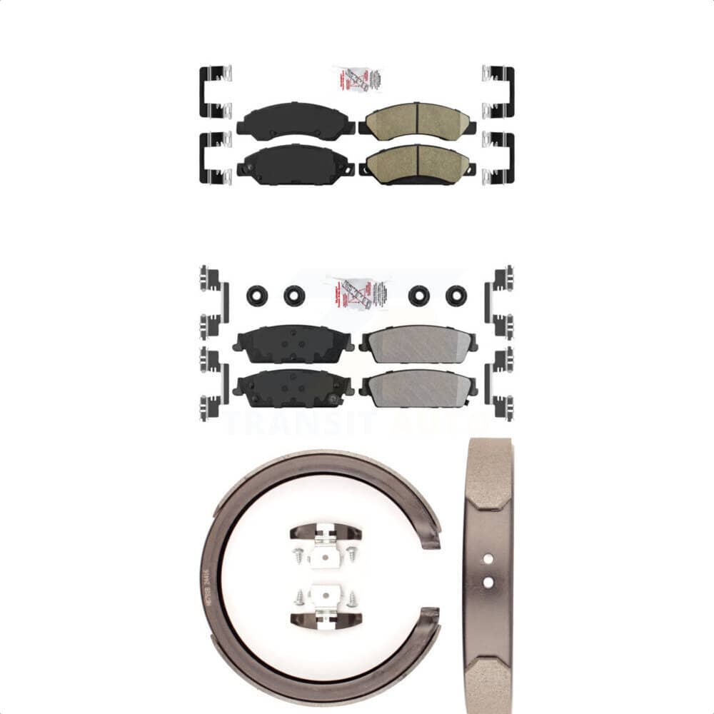 Transit Auto - KNN-100880 - Front and Rear Disc Brake Pad Kits