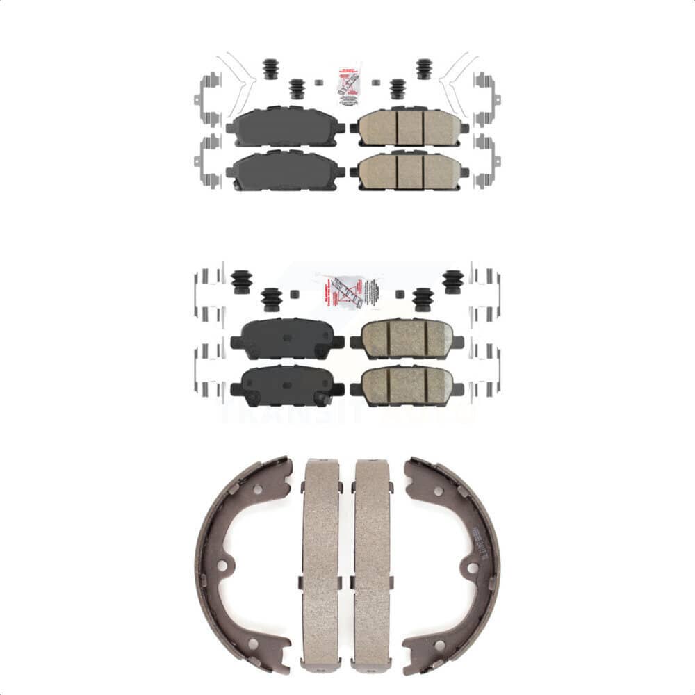 Transit Auto - KNN-100904 - Front and Rear Disc Brake Pad Kits