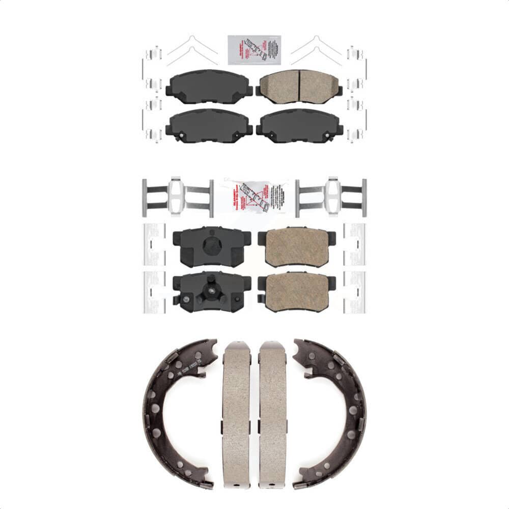 Transit Auto - KNN-100986 - Front and Rear Disc Brake Pad Kits