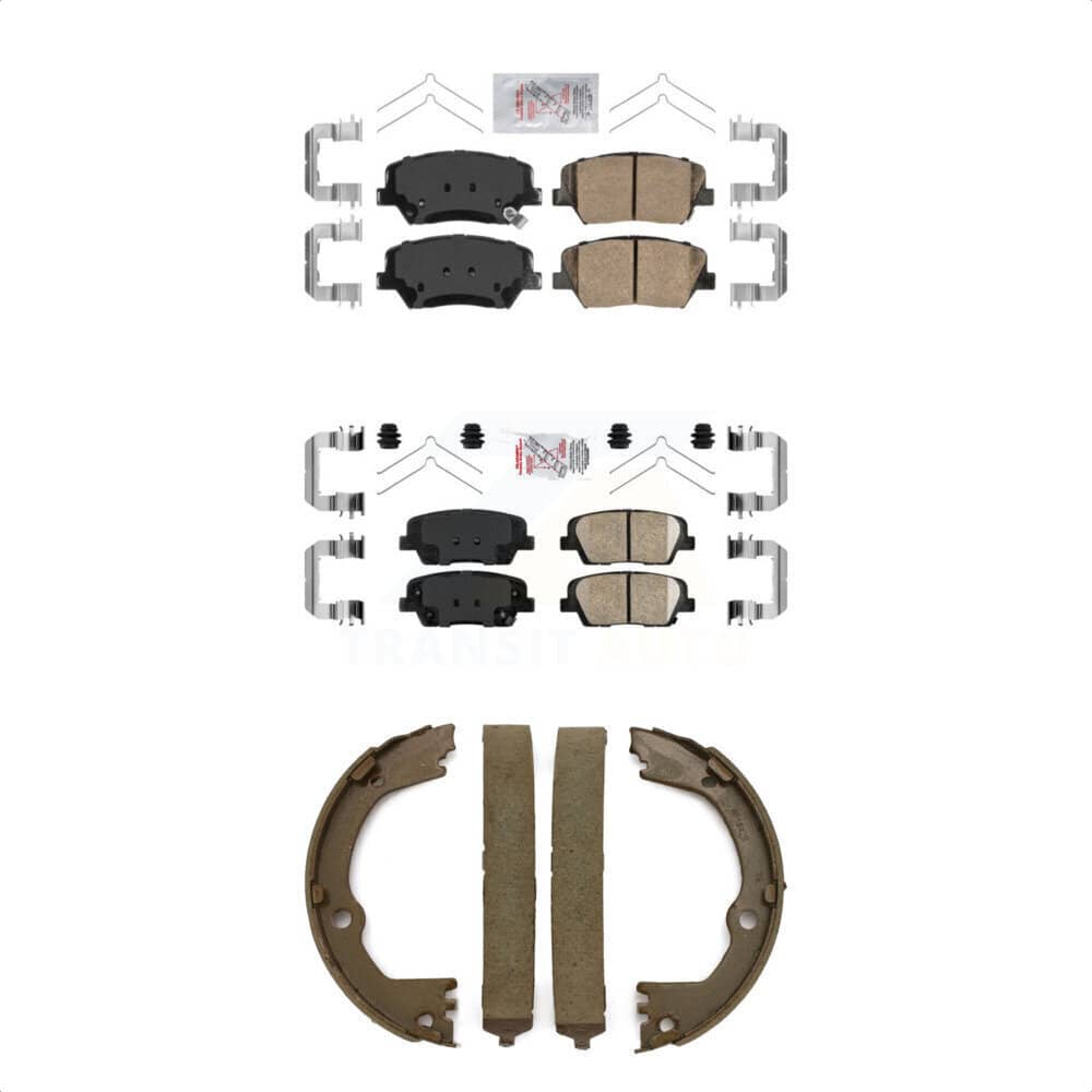 Transit Auto - KNN-101059 - Front and Rear Disc Brake Pad Kits