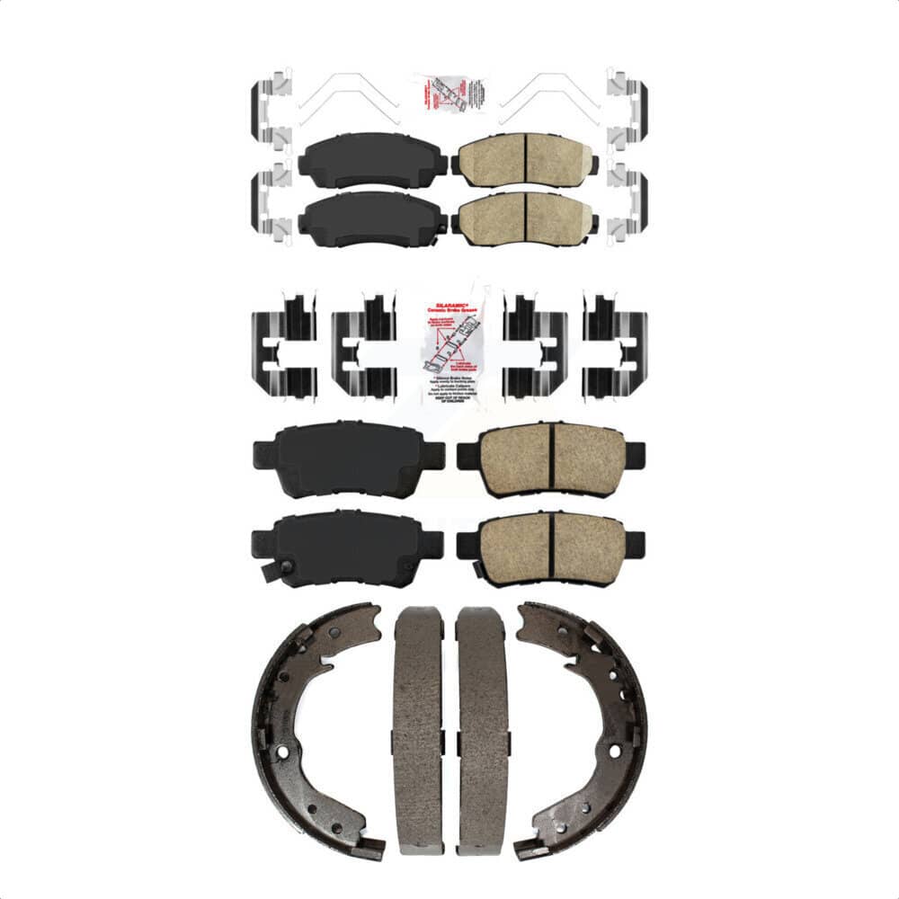 Transit Auto - KNN-101095 - Front and Rear Disc Brake Pad Kits