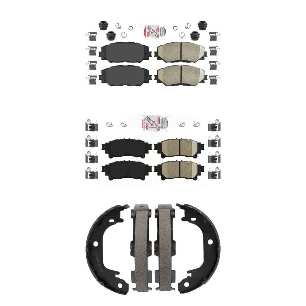 Transit Auto - KNN-101155 - Front and Rear Disc Brake Pad Kits