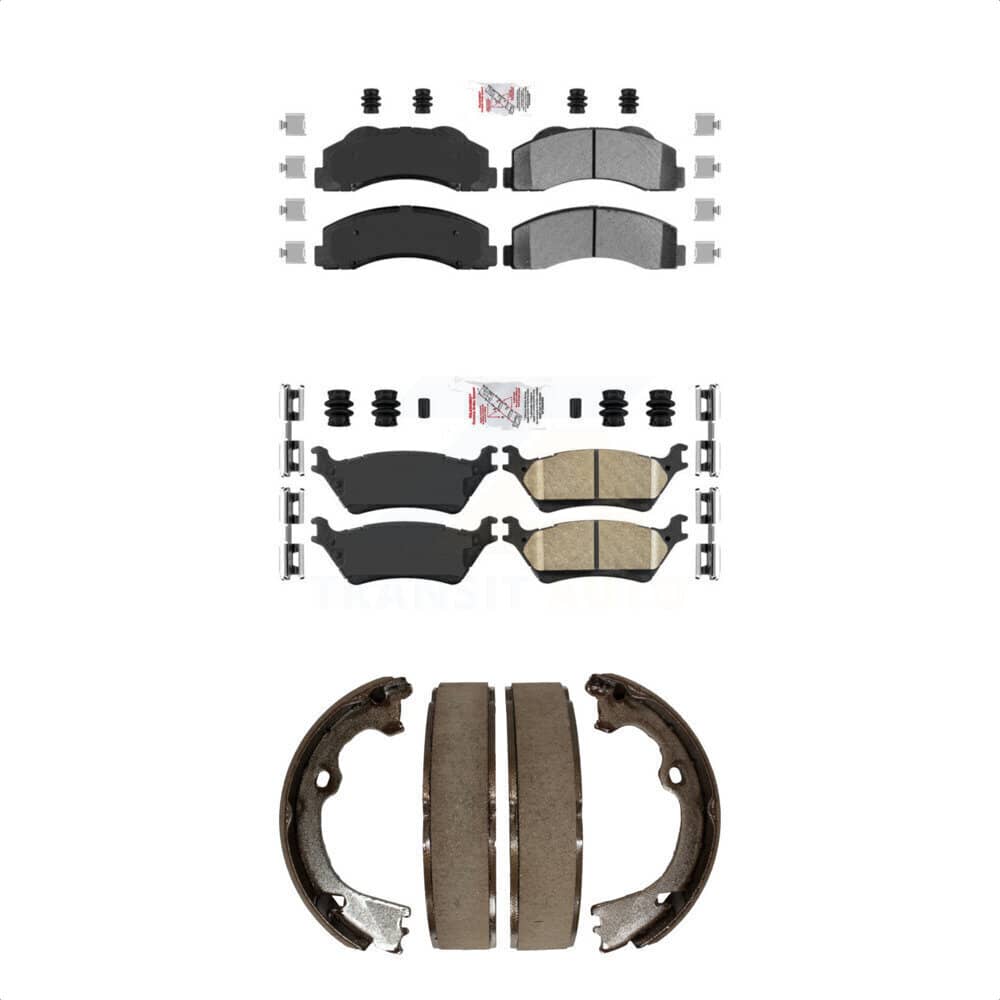 Transit Auto - KNN-101166 - Front and Rear Disc Brake Pad Kits