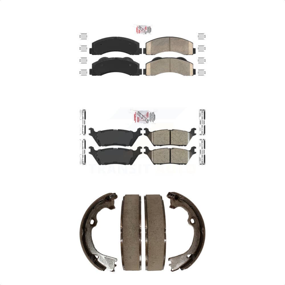 Transit Auto - KNN-101173 - Front and Rear Disc Brake Pad Kits