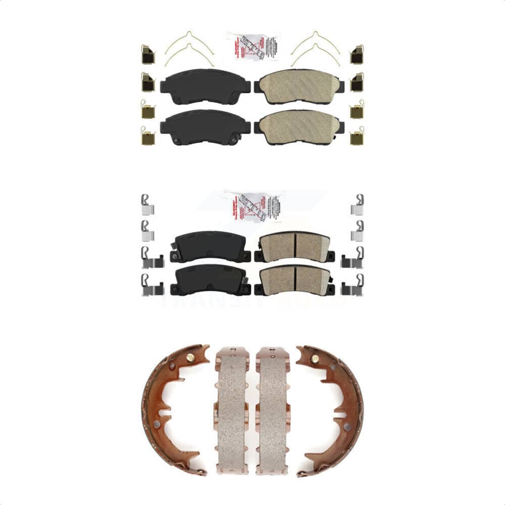 Transit Auto - KNN-101222 - Front and Rear Disc Brake Pad Kits