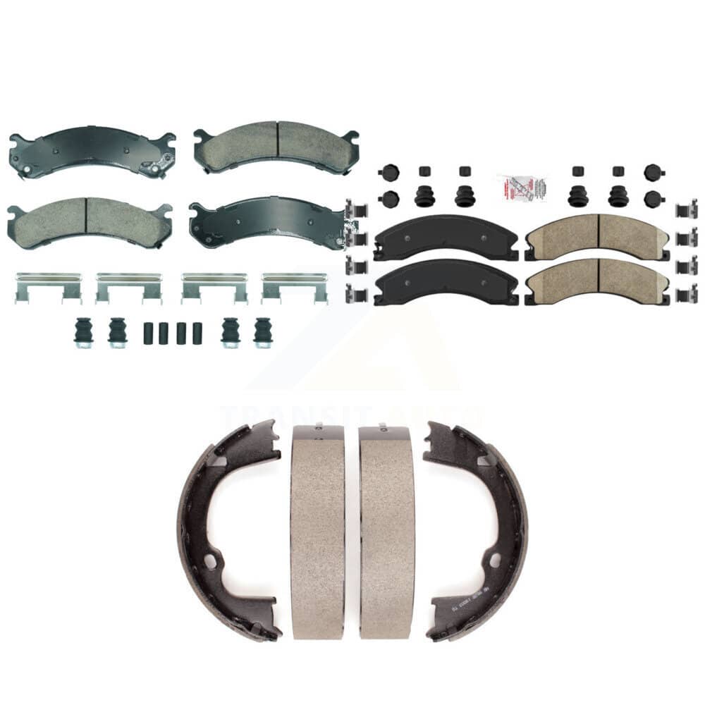 Transit Auto - KNN-101326 - Front and Rear Disc Brake Pad Kits