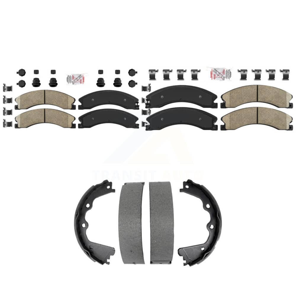 Transit Auto - KNN-101470 - Front and Rear Disc Brake Pad Kits