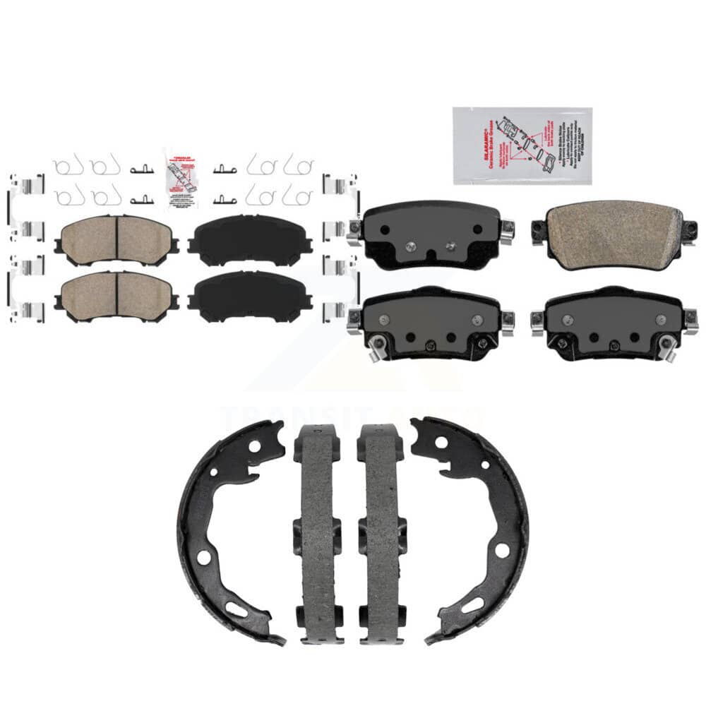 Transit Auto - KNN-101507 - Front and Rear Disc Brake Pad Kits