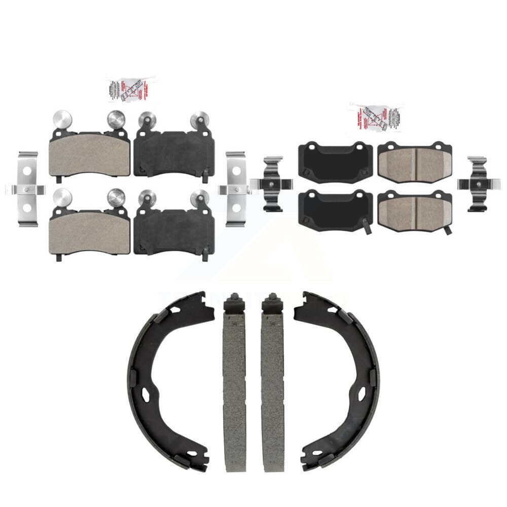 Transit Auto - KNN-101560 - Front and Rear Disc Brake Pad Kits