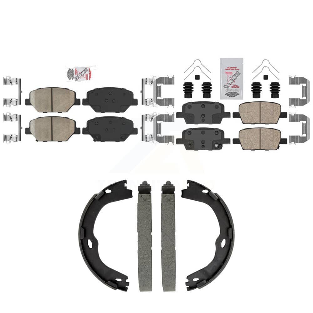 Transit Auto - KNN-101565 - Front and Rear Disc Brake Pad Kits