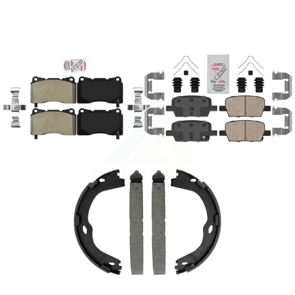 Transit Auto - KNN-101566 - Front and Rear Disc Brake Pad Kits